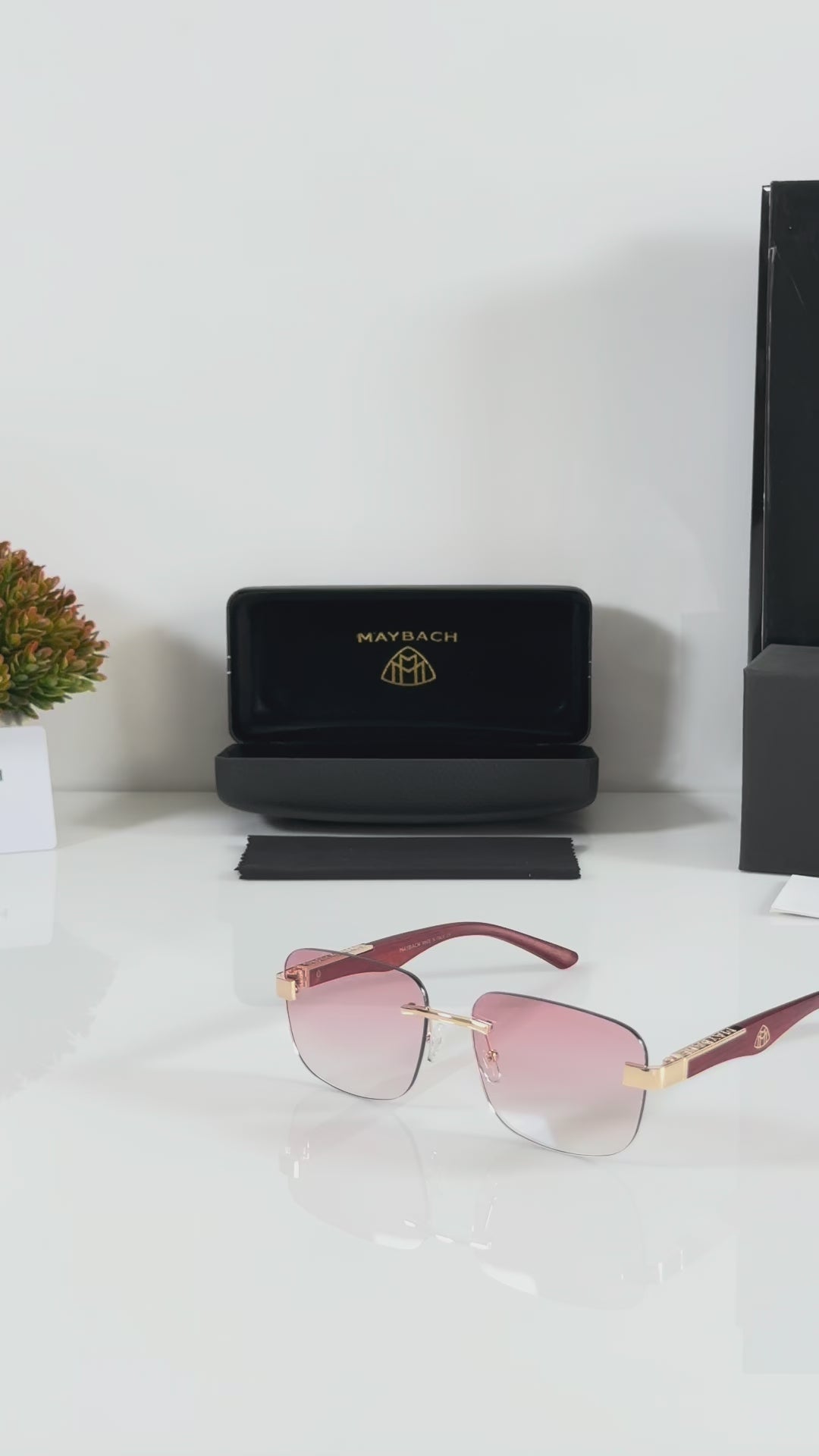 Maybach Pink Sunglasses (Unisex)