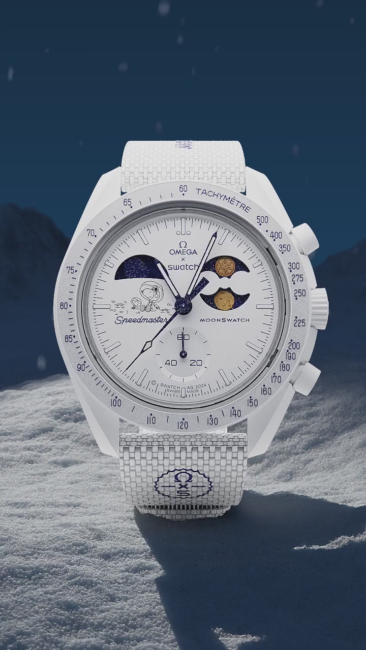 Omega X Swatch Moonshine winter