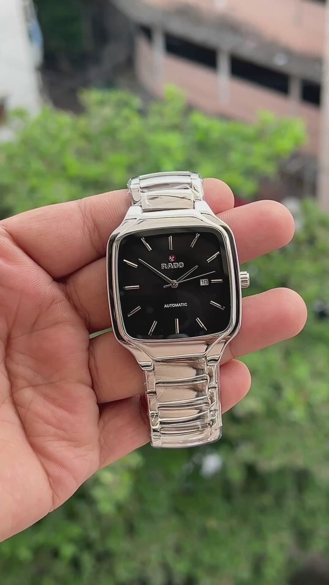 Rado Square silver (Cell model)