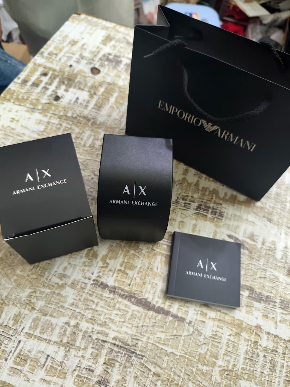 Armani Exchange box