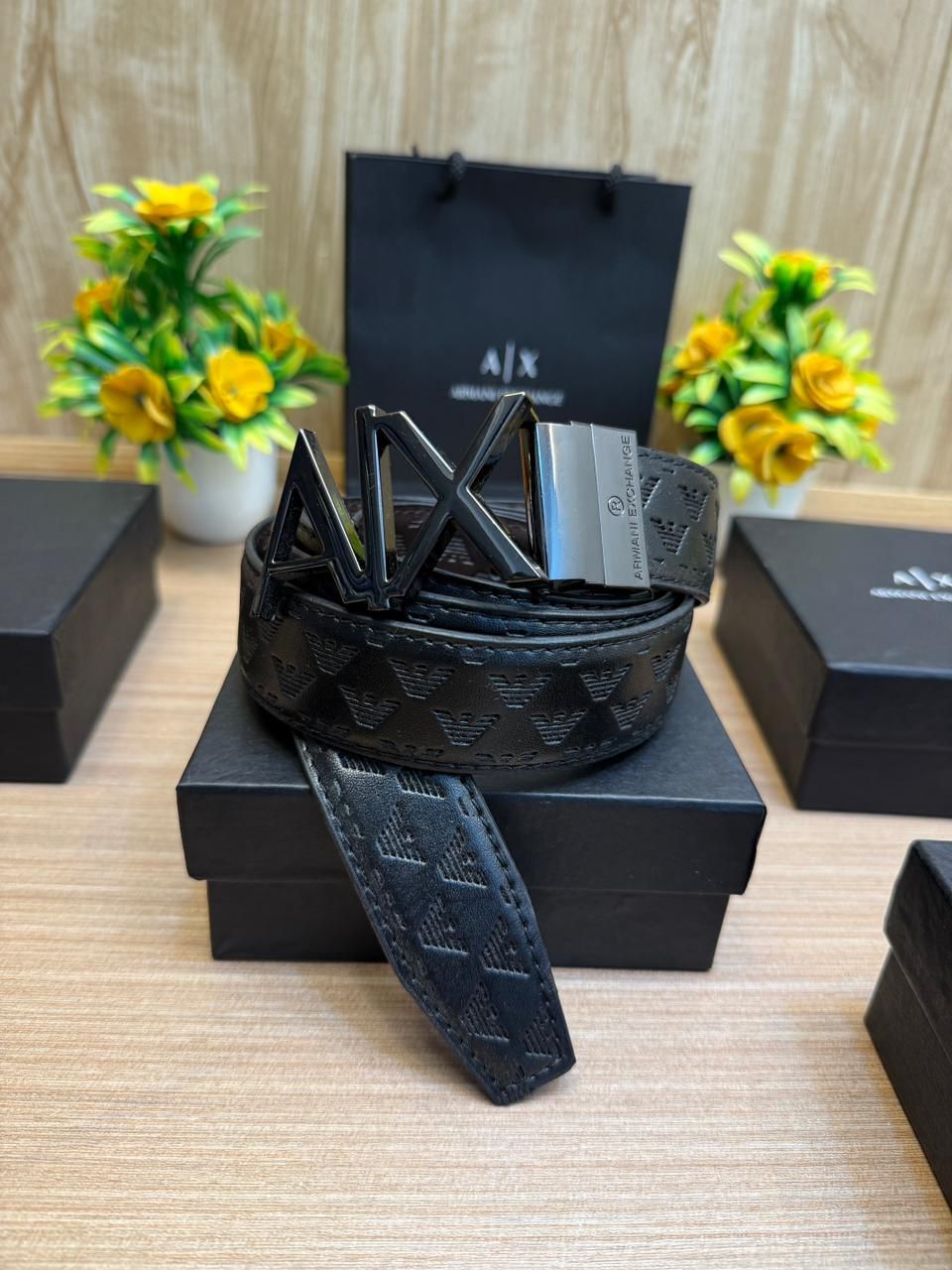 Armani Exchange Reverselable Belt