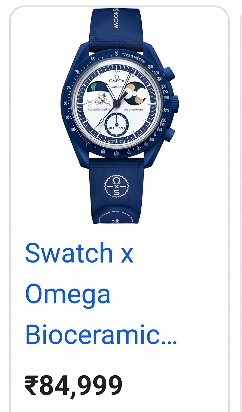 Omega x Swatch Mission to Earthphase - Moonshine Gold