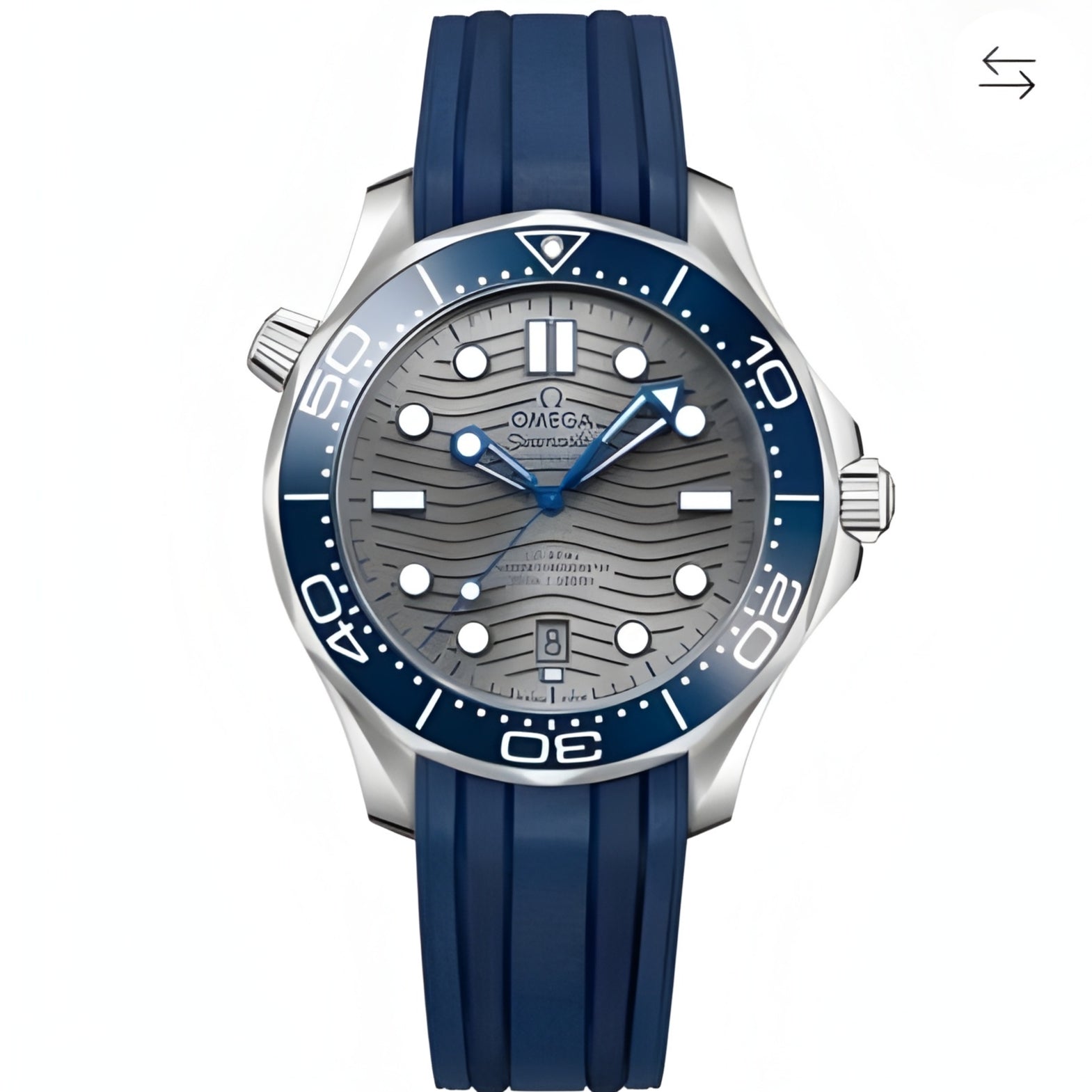 Omega Seamaster Automatic ( Cilicon Belt)