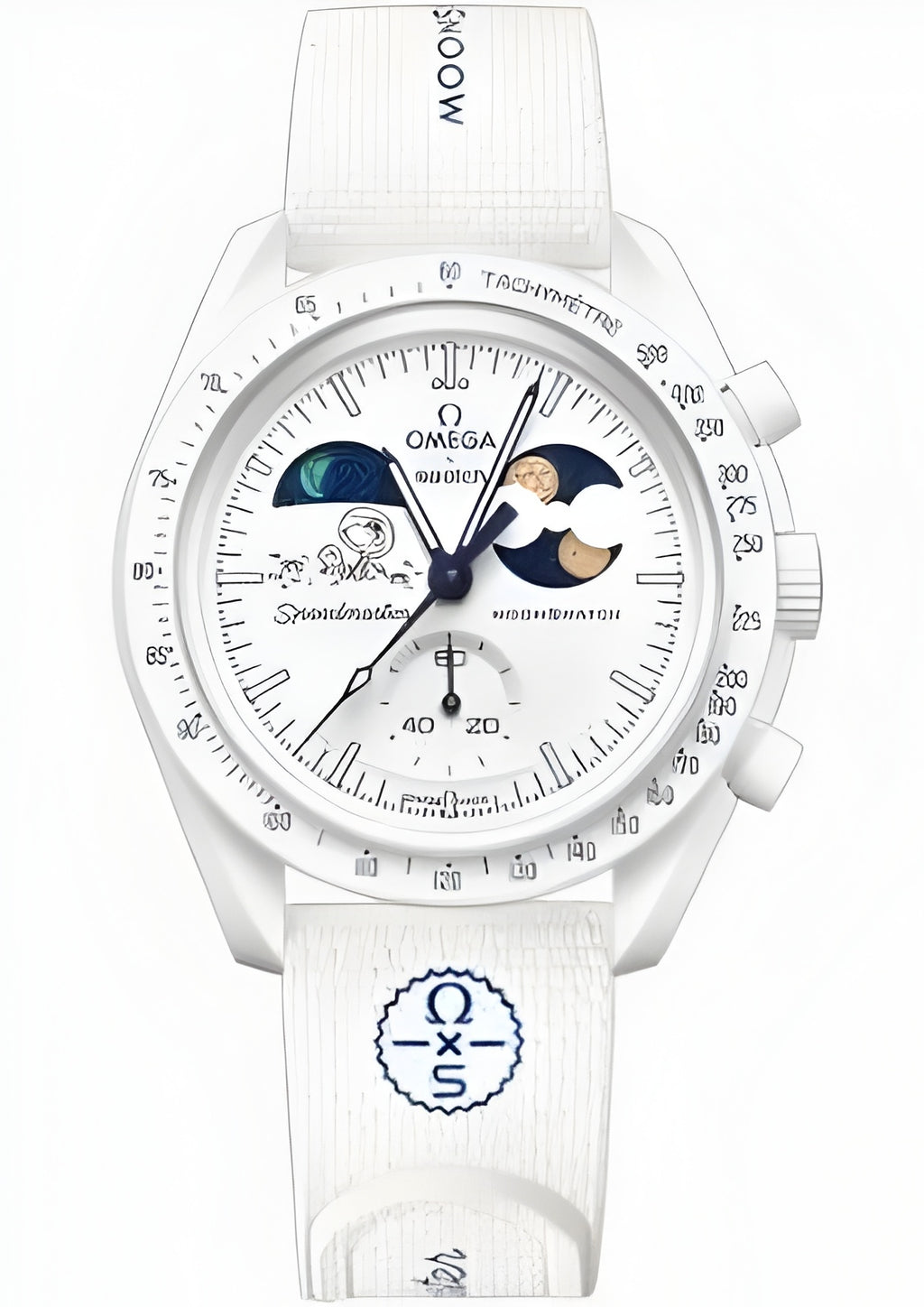 Omega X Swatch Moonshine winter