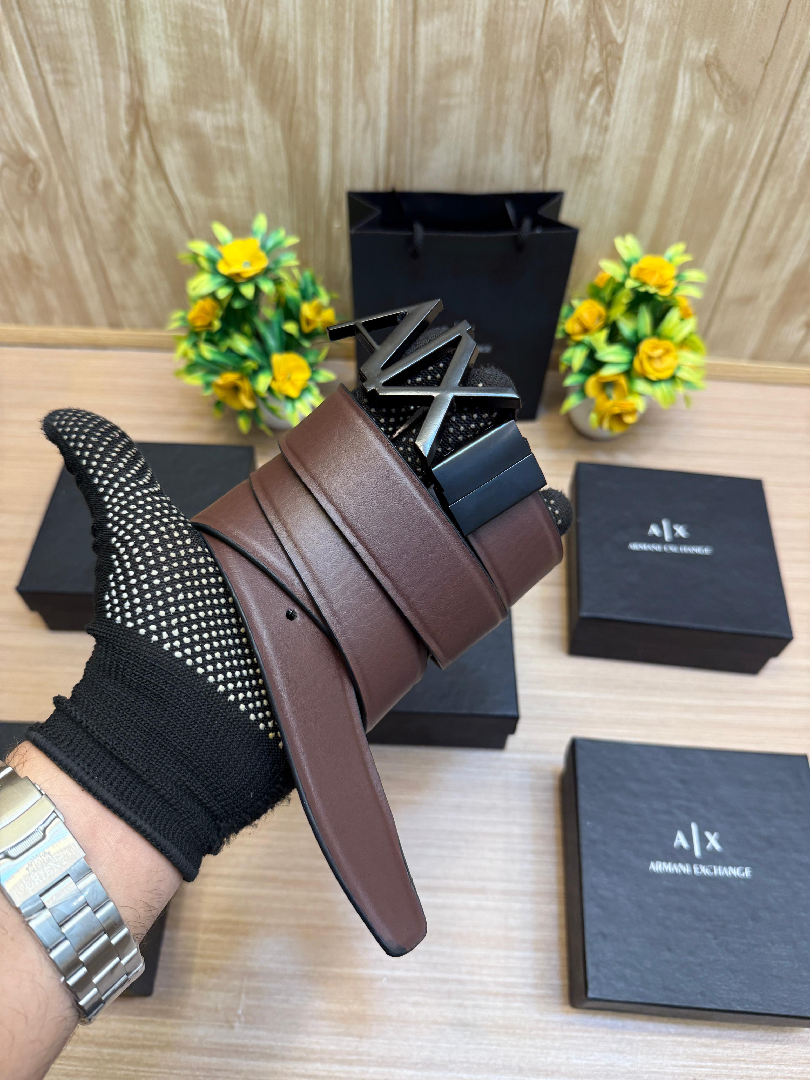 Armani Exchange Reverselable Belt