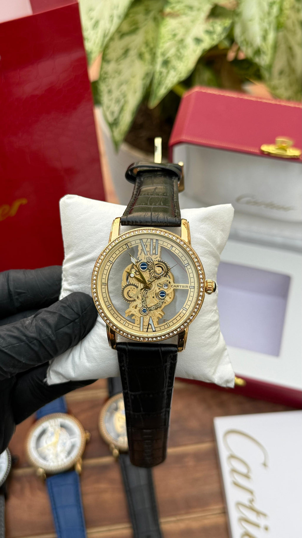 Cartier Open back leather (Cell model)