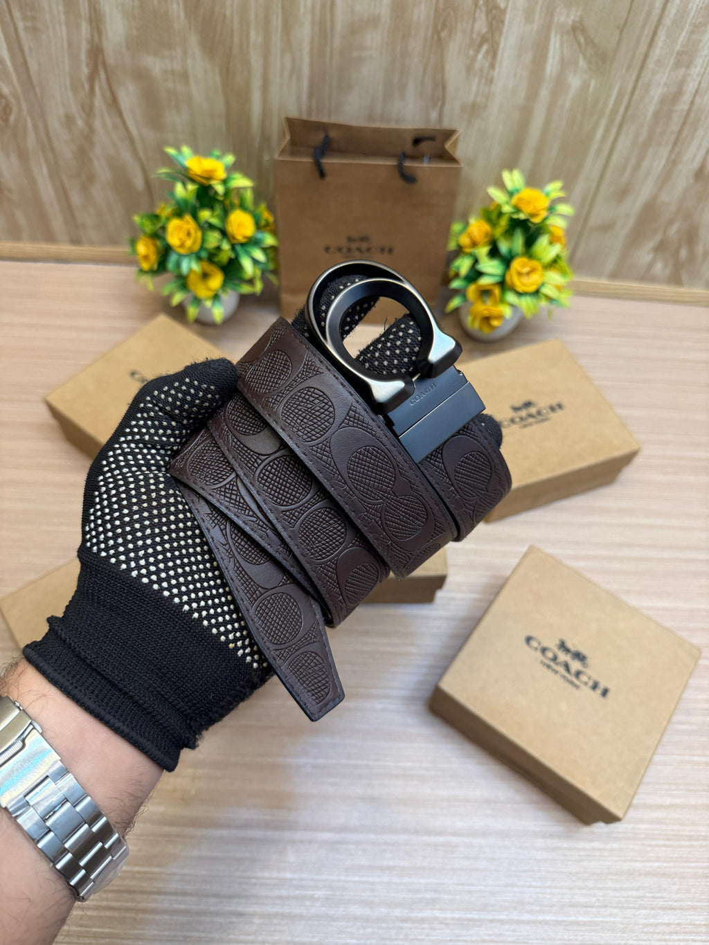 Coach Reverselable Belt