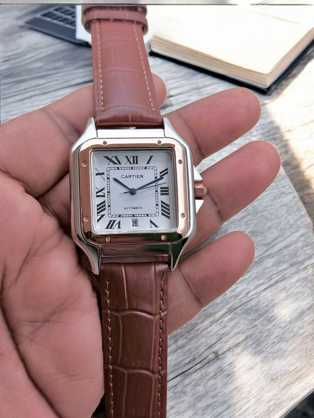 Cartier Santos slim (Cell model)